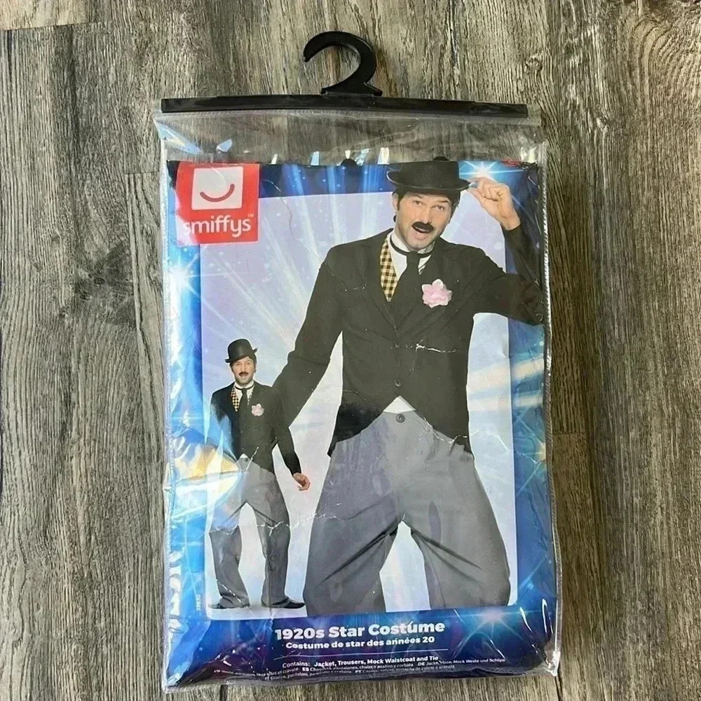 Smiffys Costume Charlie Chaplin 1920’s Star Halloween Costume Size Large
